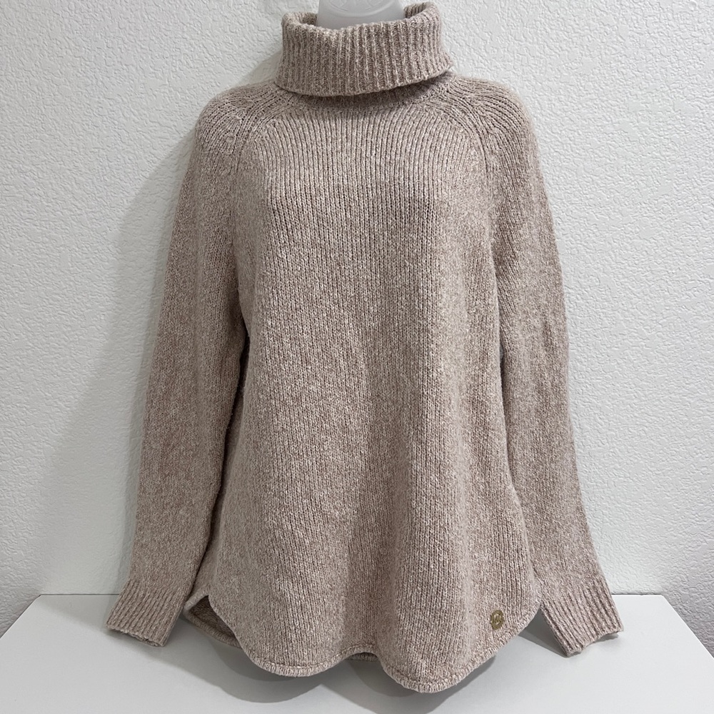 Michael Kors Turtleneck Chunky Knit Sweater